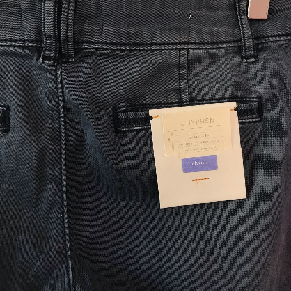 Anthro. Pilcro and the Letterpress The Hyphen Chino Pants Size 26 NWT - Picture 4 of 5